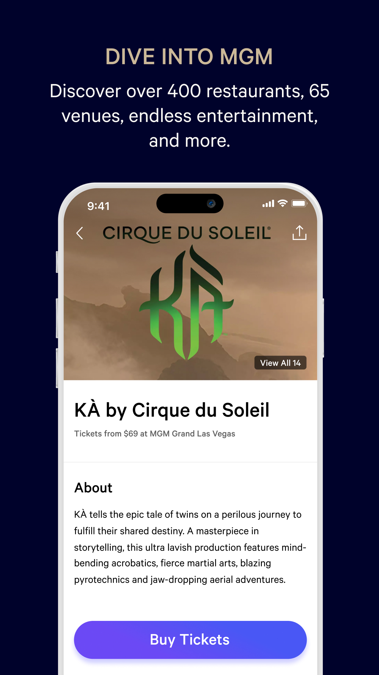 MGM Rewards screenshot