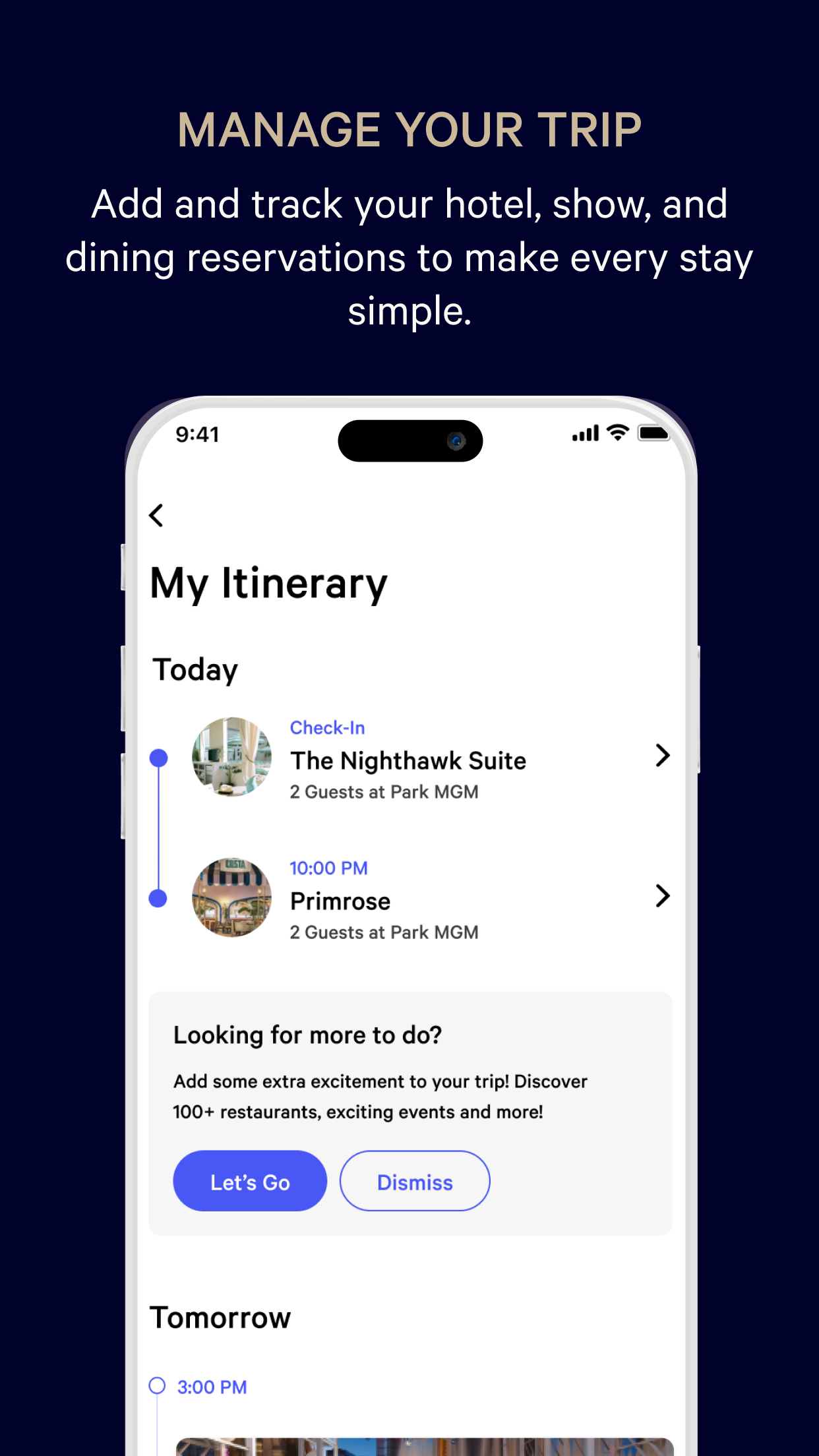 MGM Rewards screenshot